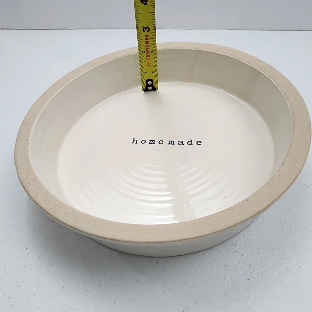 Mud Pie Stoneware Pie Plate 